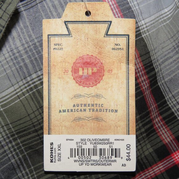 NWT Urban Pipeline Women's Adjustable-Long-Sleeve Soft Shirt Size XXL (C1851) - Picture 9 of 10